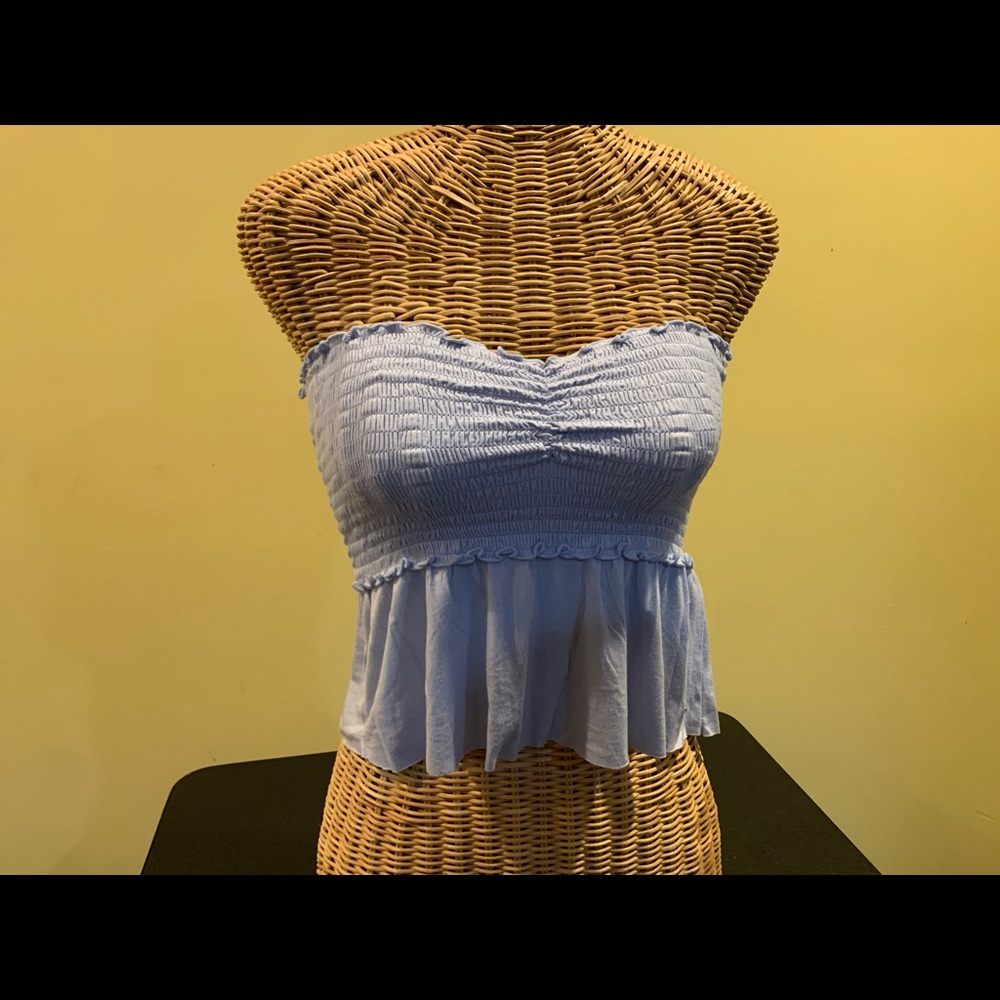 strapless tube top